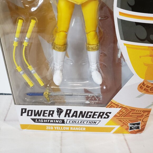 NEW Power Rangers Lightning Collection Zeo Yellow Ranger Action Figure Poseable - Picture 3 of 8